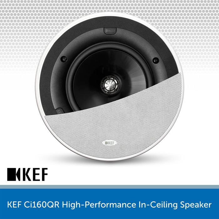 KEF Ci160QR High-Performance In-Ceiling Speaker