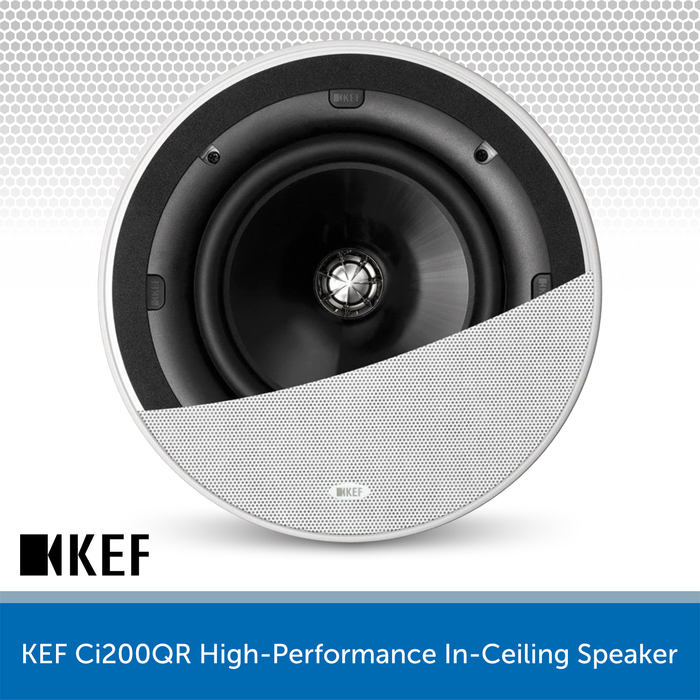 KEF Ci200QR High-Performance In-Ceiling Speaker