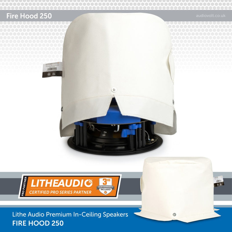 Lithe Audio In-Ceiling Speaker, Fire Hood 250
