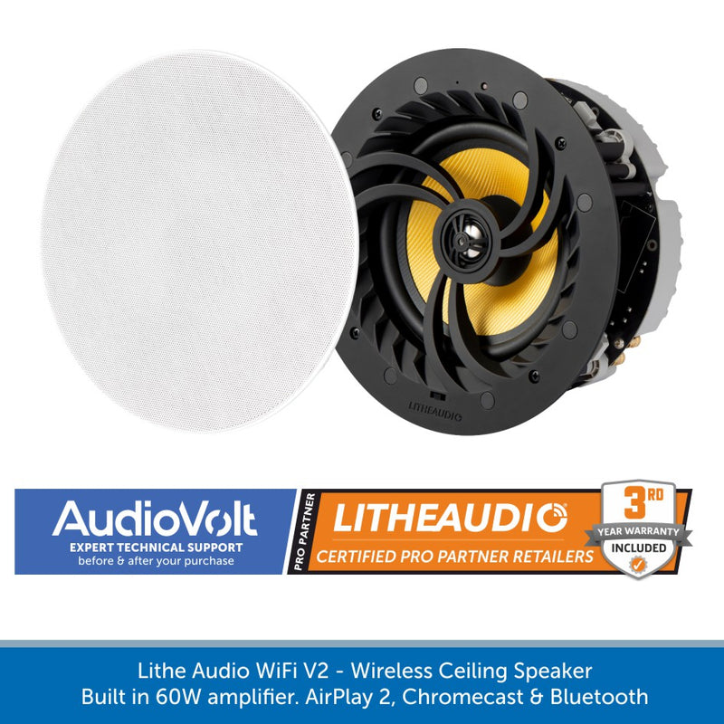Lithe Audio WiFi V2 Multi Room Ceiling Speaker