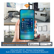 Lithe Audio WiFi V2 Multi Room Ceiling Speaker