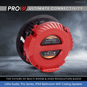Lithe Audio, PRO Series, IP44 Bathroom - WiFi & Bluetooth Ceiling Speaker
