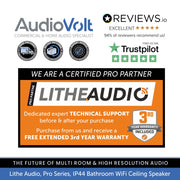Lithe Audio, PRO Series, IP44 Bathroom - WiFi & Bluetooth Ceiling Speaker