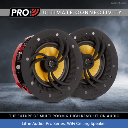 ithe Audio, PRO Series, Ultimate Connectivity - WiFi & Bluetooth Ceiling Speaker