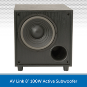 AV Link 8" 100W Active Subwoofer