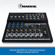 Mackie Mix12FX 12-Channel Compact Mixing Console with FX