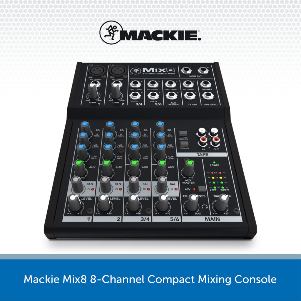 MACKIE Mix8 8チャンネル コンパクト アナログミキサー 動作品 Mackie Mix8 8ch コンパクト アナログミキサー 美品 - メルカリ 配信機器・PA機器・レコーディング機器