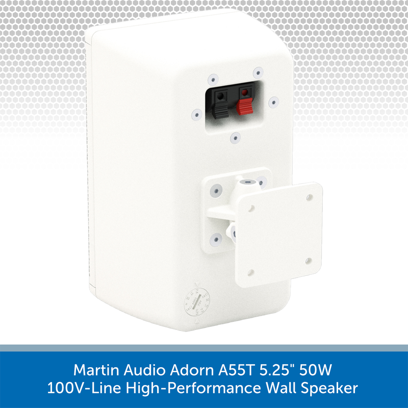 Martin Audio Adorn A55T 5.25" 50W 100V-Line High-Performance Wall Speaker