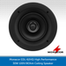 Monacor EDL-62HQ High Performance 30W 100V/8Ohm Ceiling Speaker CONE