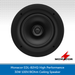 Monacor EDL-82HQ High Performance 30W 100V/8Ohm Ceiling Speaker CONE