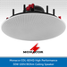 Monacor EDL-82HQ High Performance 30W 100V/8Ohm Ceiling Speaker