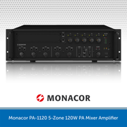 Monacor PA-1120 5-Zone 120W PA Mixer Amplifier