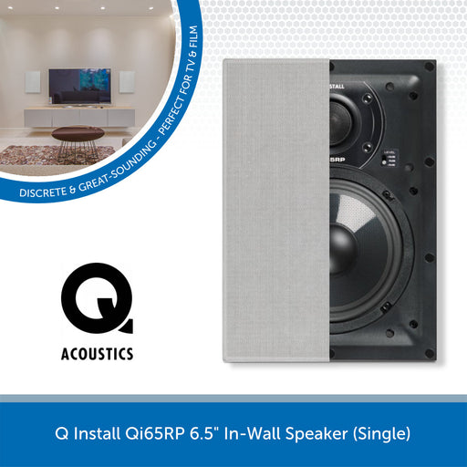 Q Install Qi65RP 6.5" In-Wall Speaker (Single)