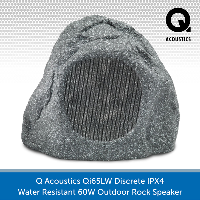 Q Acoustics Qi65LW Discrete IPX4 Water Resistant 60W Outdoor Rock Speaker