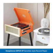 Steepletone SRP1R XP Retro Record Player with Built In Speakers and Bluetooth 