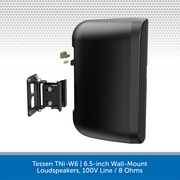 Tessen TNi-W6 | 6.5-inch Wall-Mount Loudspeakers, 100V Line / 8 Ohms