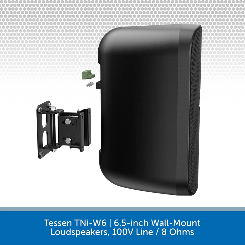 Tessen TNi-W6 | 6.5-inch Wall-Mount Loudspeakers, 100V Line / 8 Ohms