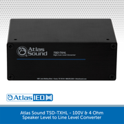 Atlas Sound TSD-TXHL - 100V & 4 Ohm Speaker Level to Line Level Converter