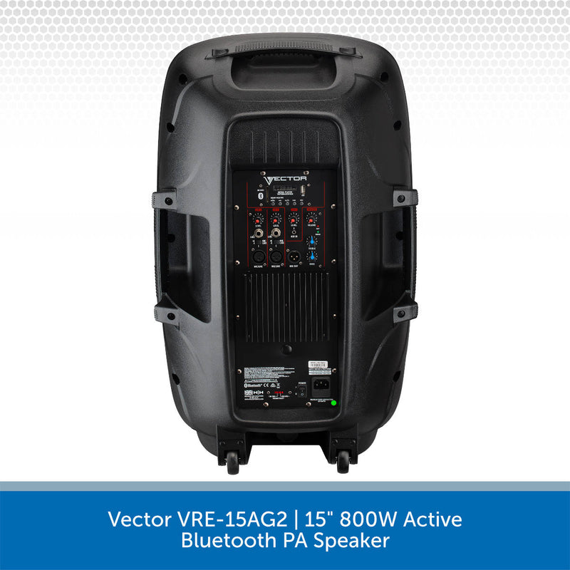 Vector VRE-15AG2 | 15" 800W Active Bluetooth PA Speaker