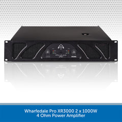 Wharfedale Pro XR3000 2 x 1000W 4 Ohm Power Amplifier