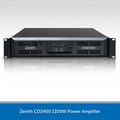 Zenith CD2400 2 x 700W 4 Ohm Power Amplifier