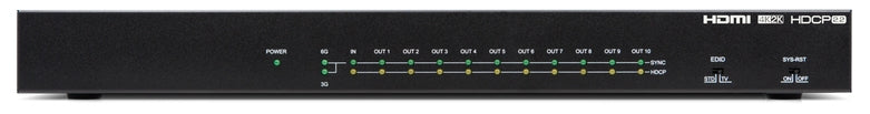 CYP QU-10-4K22 10-Way HDMI Distribution Amplifier Splitter, 1 in/10 out