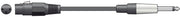 1x XLR Female to 1x 6.35mm Mono Jack, Unbalanced Audio/Microphone Cable