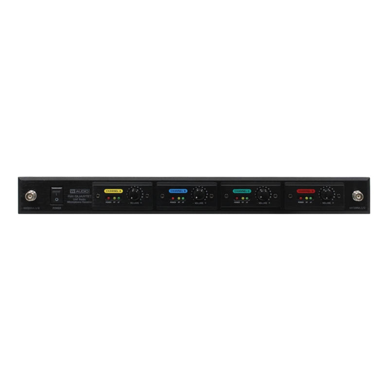 W-Audio RM Quartet Quad Handheld UHF Wireless Mic System (Rechargeable Mics)